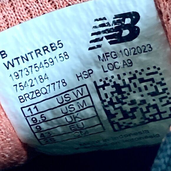 New Balance Sneakers Men 9.5 Black Purple DynaSoft Nitrel V5 Trail Running Shoes - Picture 12 of 12